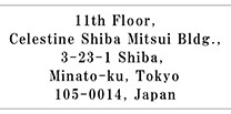 Kangin-Fujiya Bld., 1-3-2, Toranomon , Minato-ku, Tokyo, 105-0001, Japan